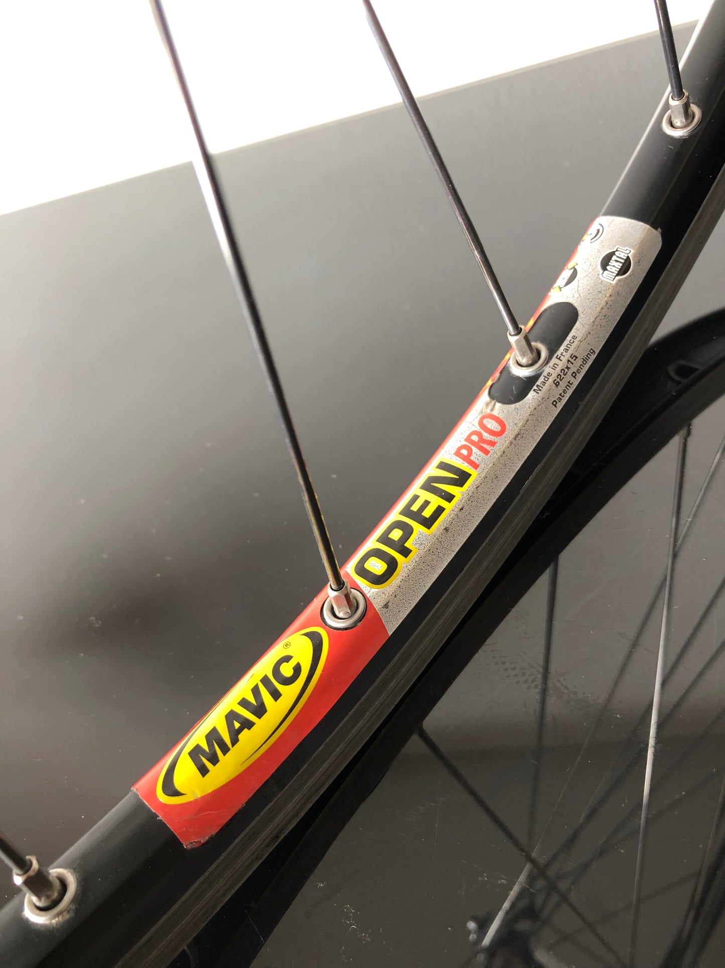 Ruote corsa Campagnolo Record Mavic  Open Pro. 700c, copertoncino.