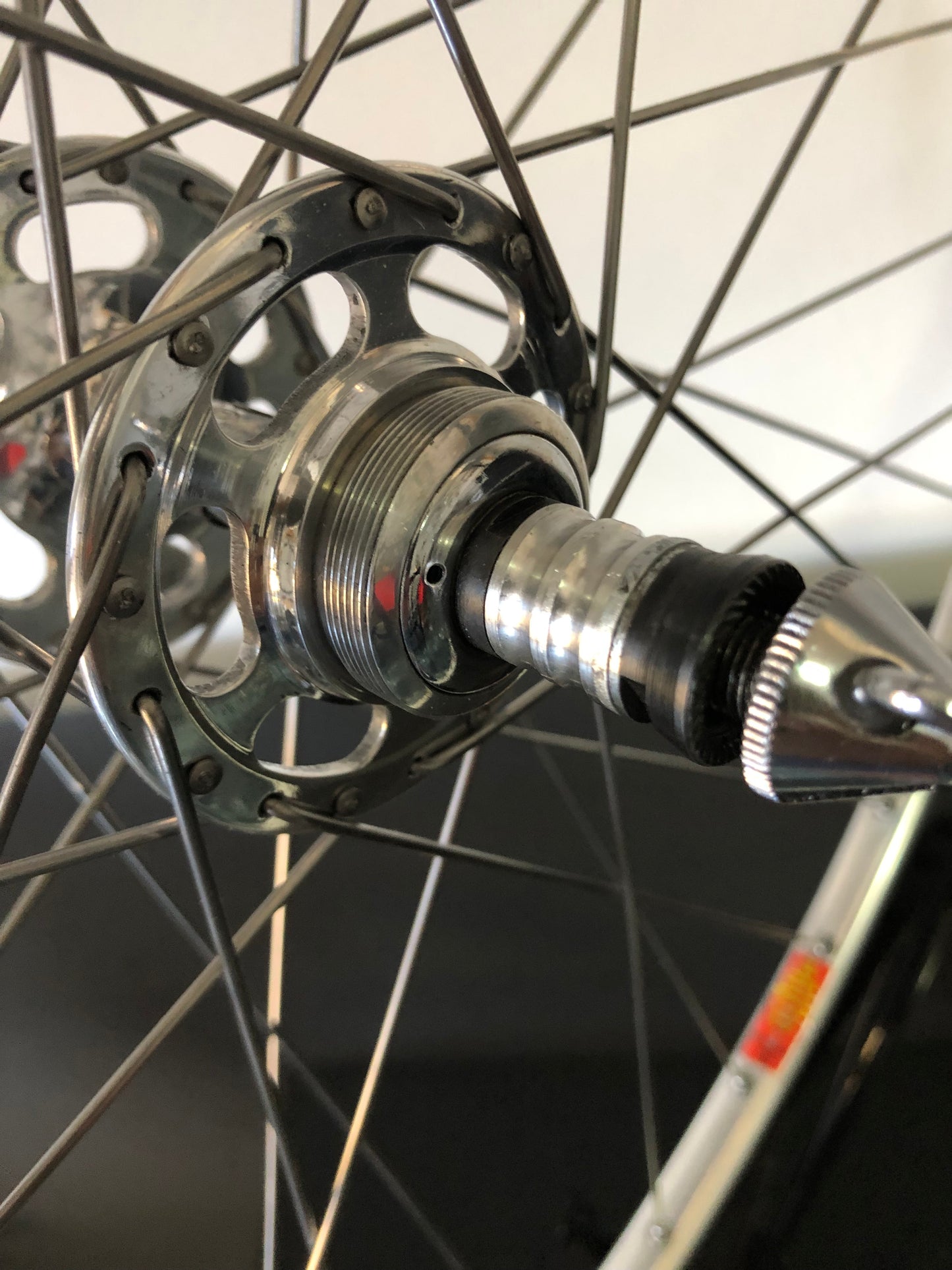 Ruote corsa Campagnolo Record flangia grande, Mavic Monthlery Pro. Tubolari