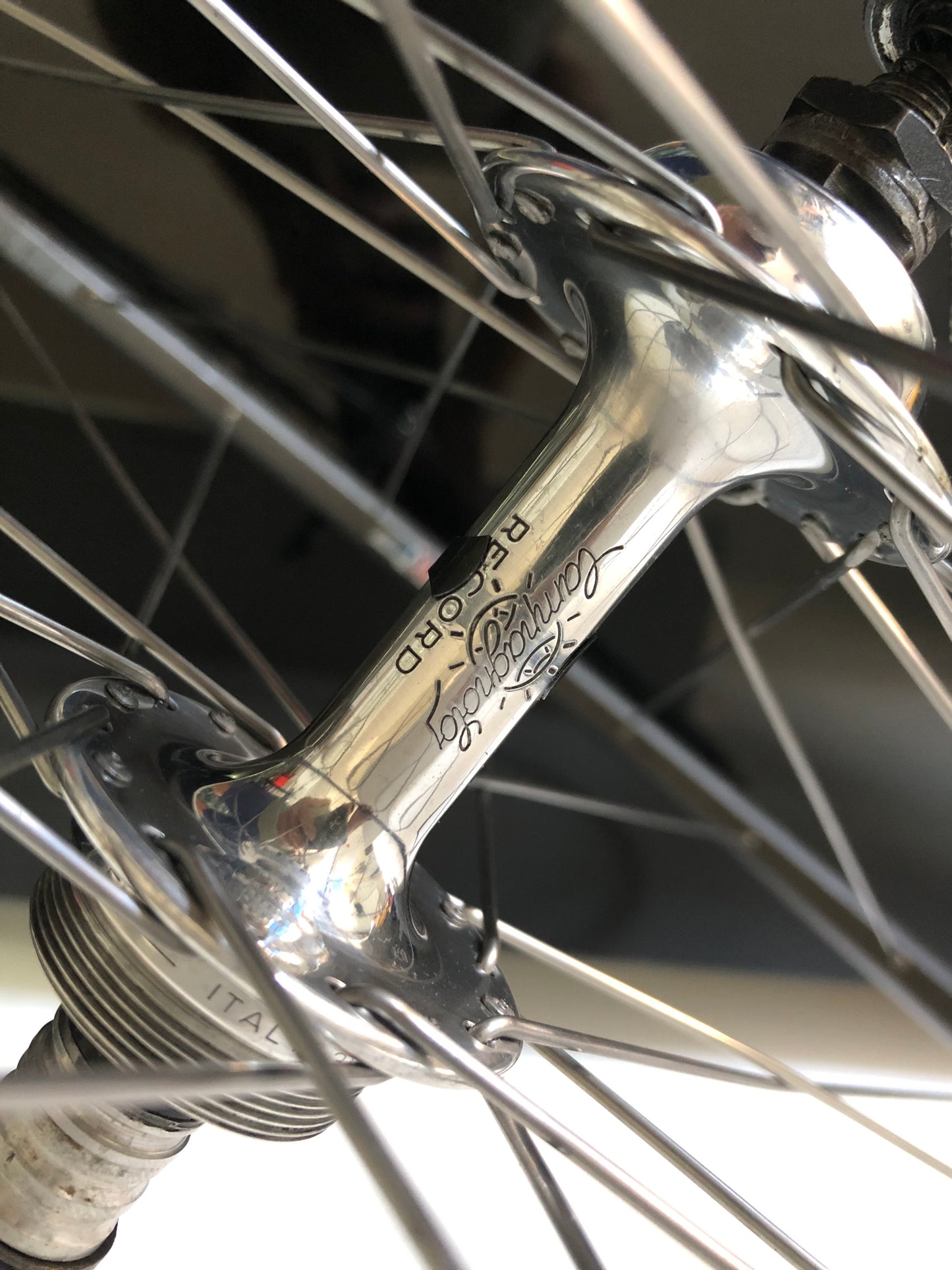 Ruote corsa, cerchi Nisi Laser su mozzi Campagnolo Record; Tubolari, 700c.