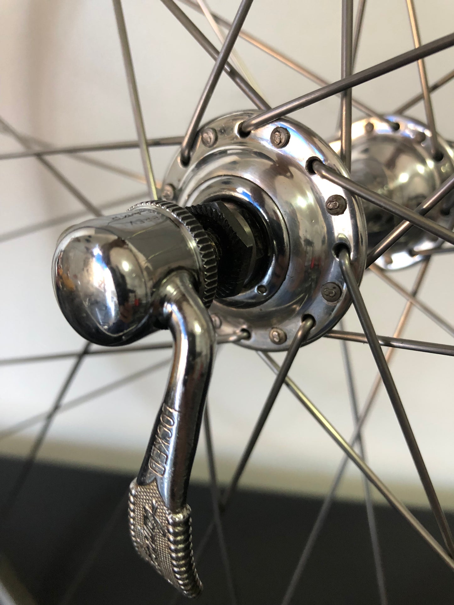 Ruote corsa, cerchi Nisi Laser su mozzi Campagnolo Record; Tubolari, 700c.