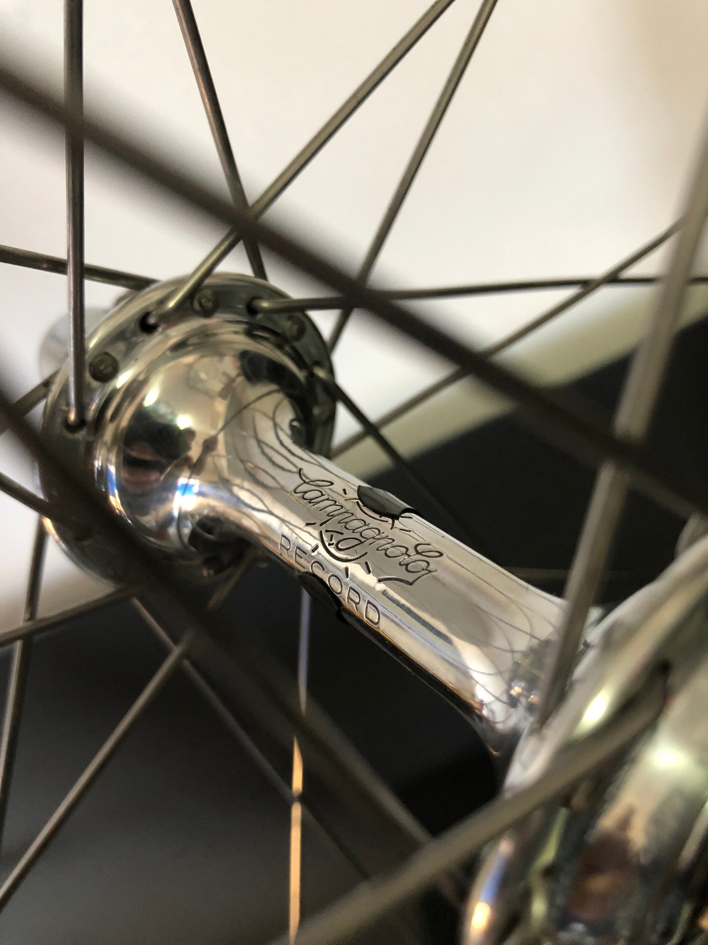 Ruote corsa, cerchi Nisi Laser su mozzi Campagnolo Record; Tubolari, 700c.