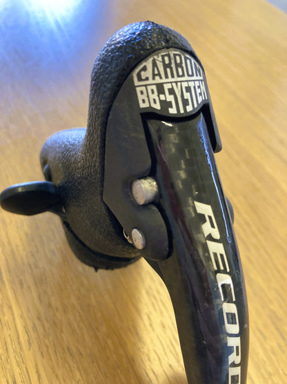 Comandi Ergopower Campagnolo Record Ti 9s Carbon BB-System.