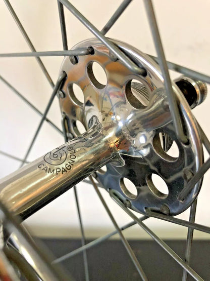 Ruote Campagnolo Gran Sport Nuovo Tipo, con cerchi Fiamme. Per tubolare