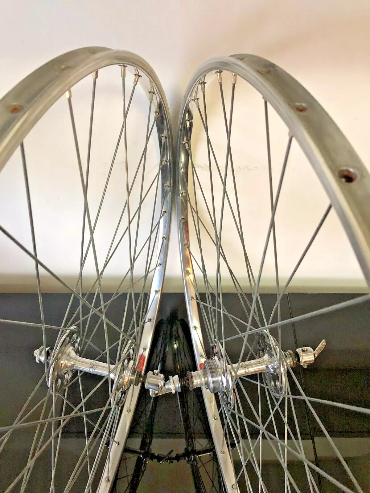 Ruote Campagnolo Gran Sport Nuovo Tipo, con cerchi Fiamme. Per tubolare